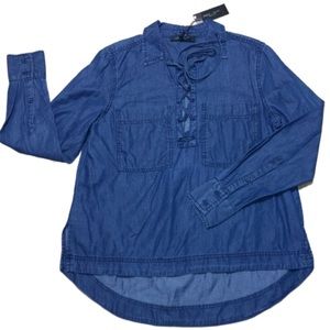 ‼️SALE‼️ Romeo & Juliet Couture Soft Denim Blouse